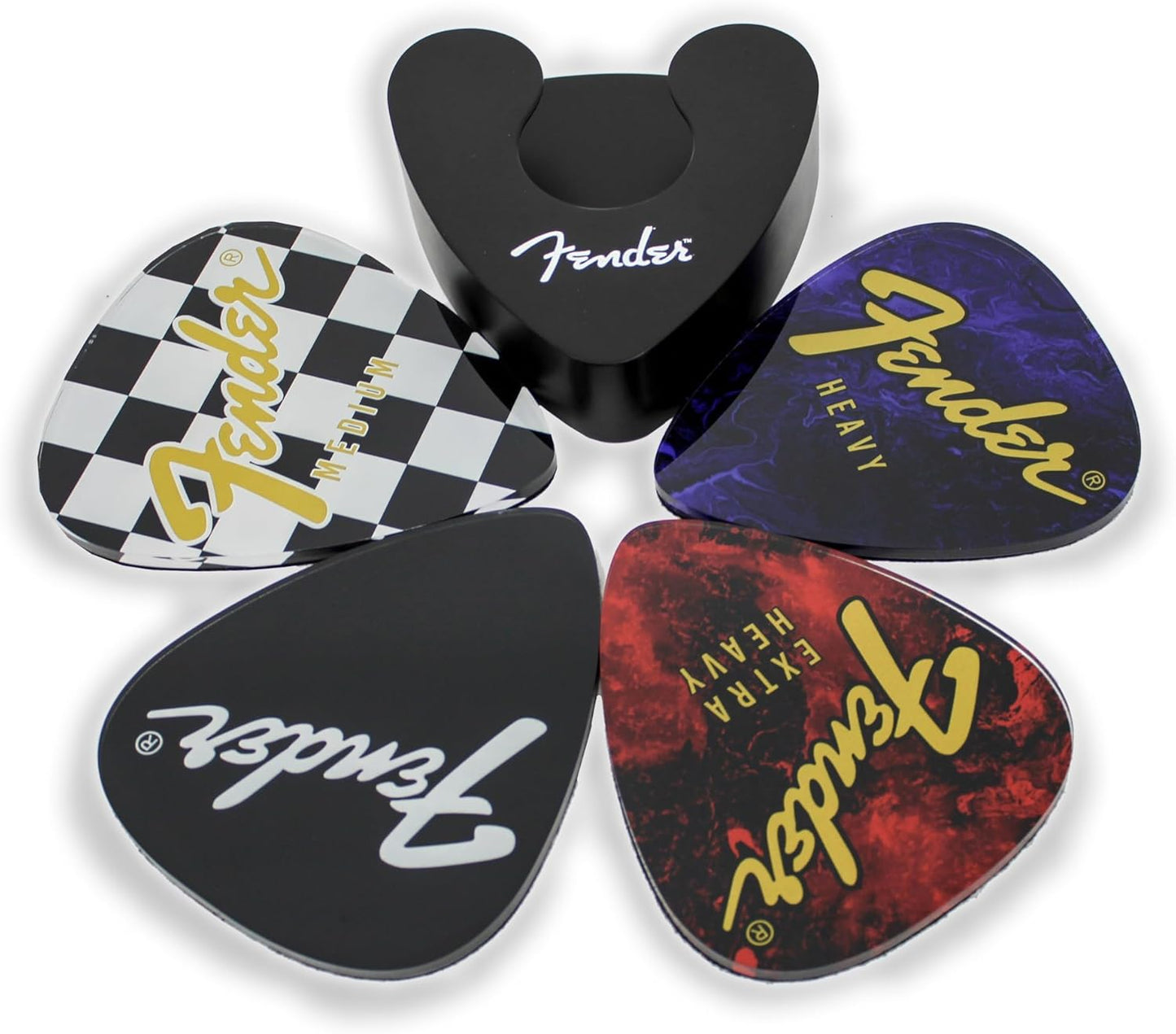 Fender Guitar Pick Coasters Set - Protect Your Table in Style!