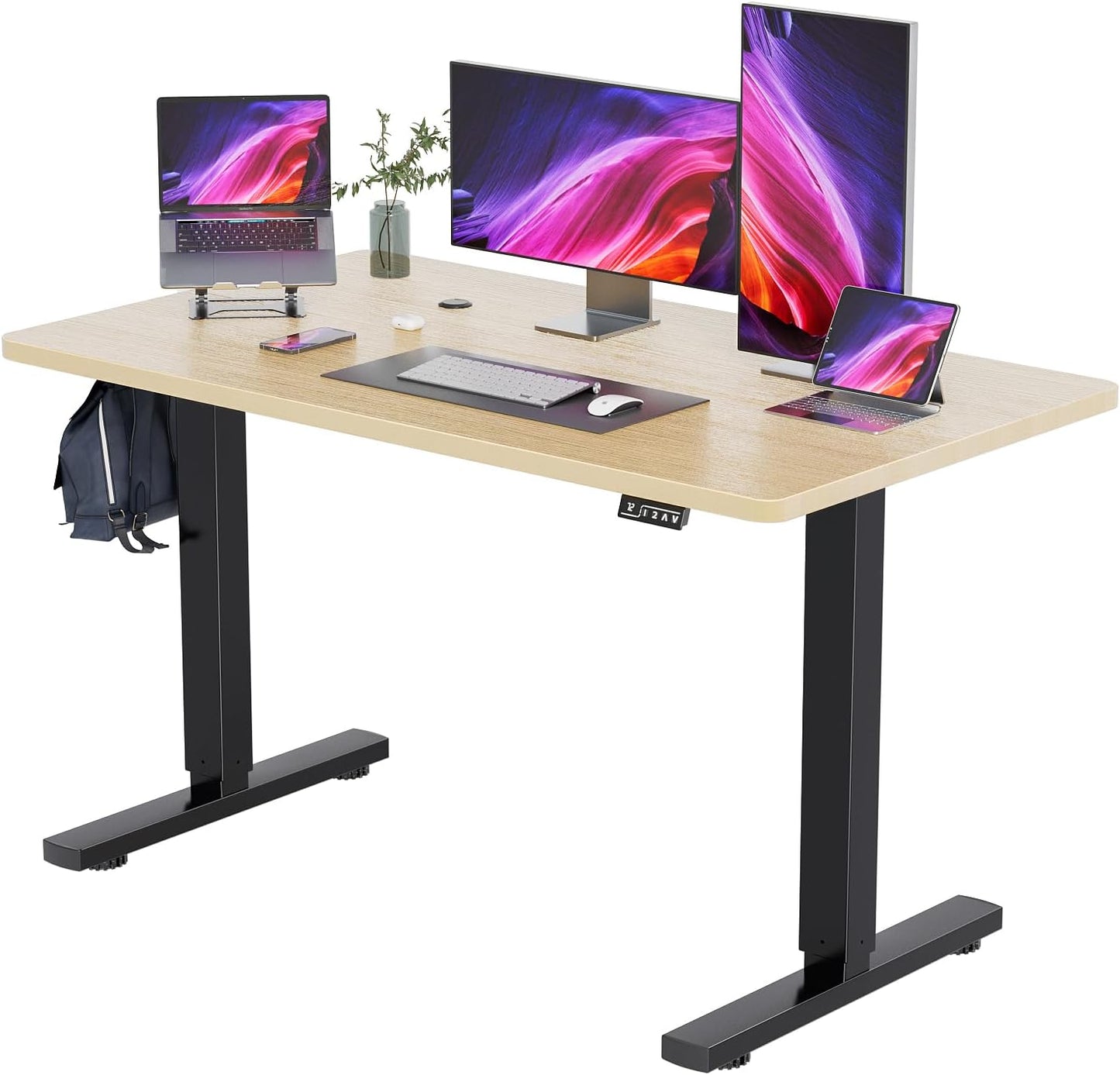 Height Adjustable Electric Standing Desk for Home Office Use