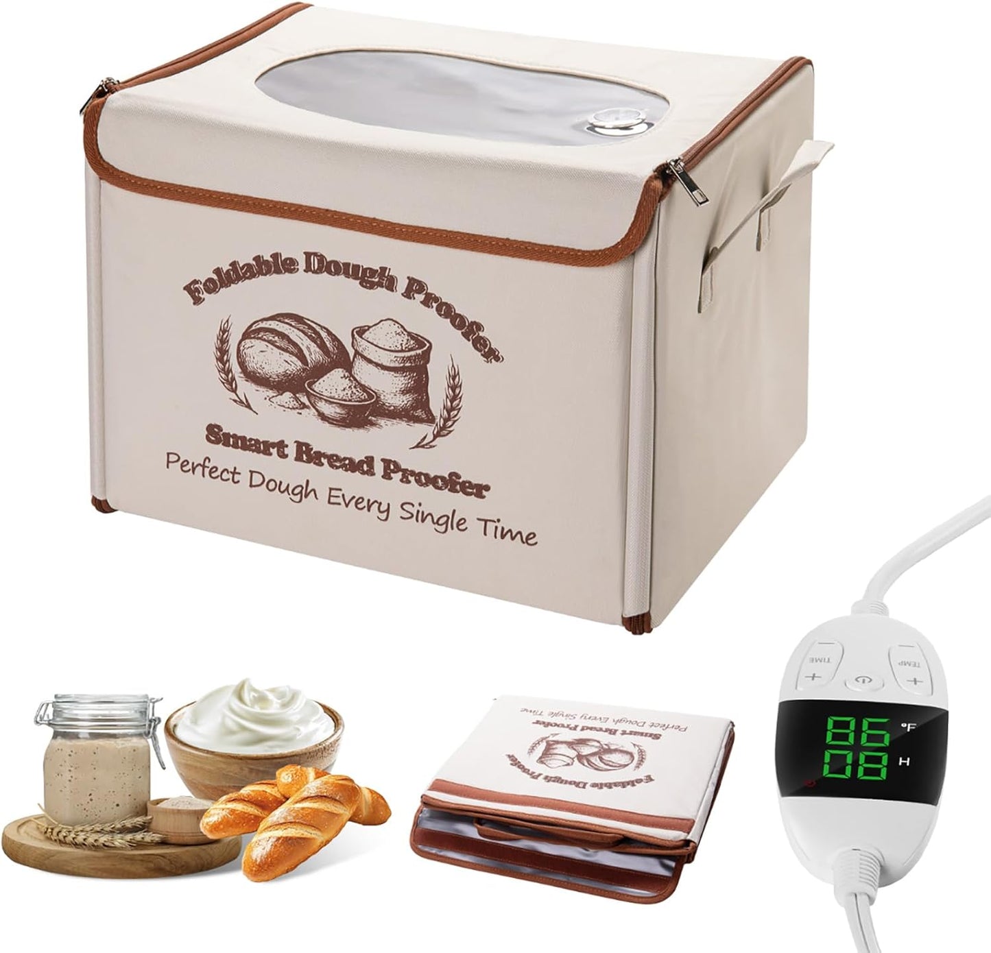 Bread Proofing Box with Temperature Control for Perfect Dough