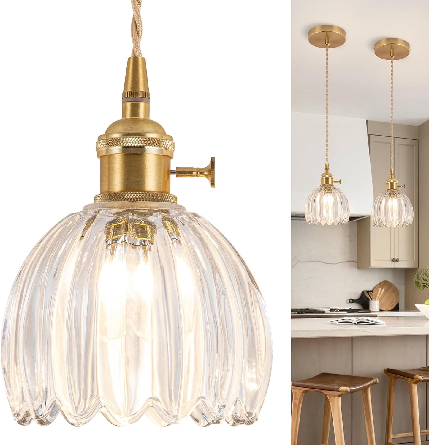 Vintage Pendant Light Fixtures for Bedroom and Living Room