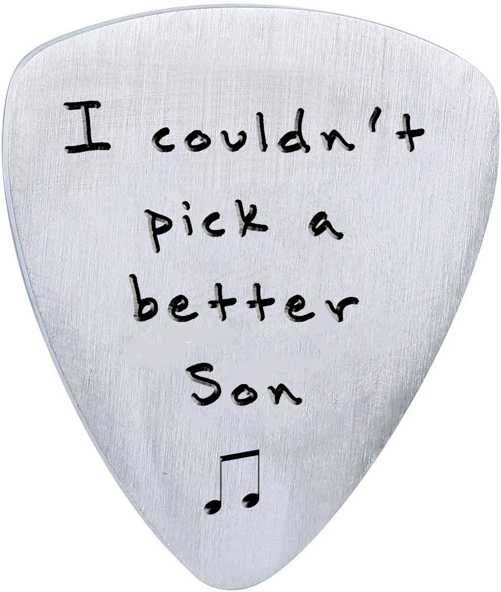 Personalized Guitar Pick for Son - Perfect Son Gift