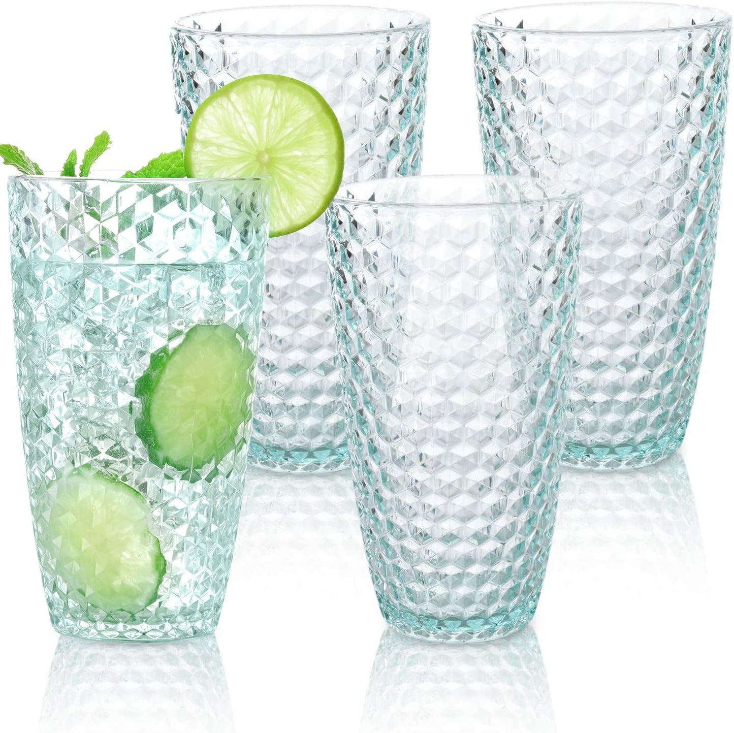 BELLAFORTE Laguna Beach Tall Tumblers - Unbreakable 19oz Set
