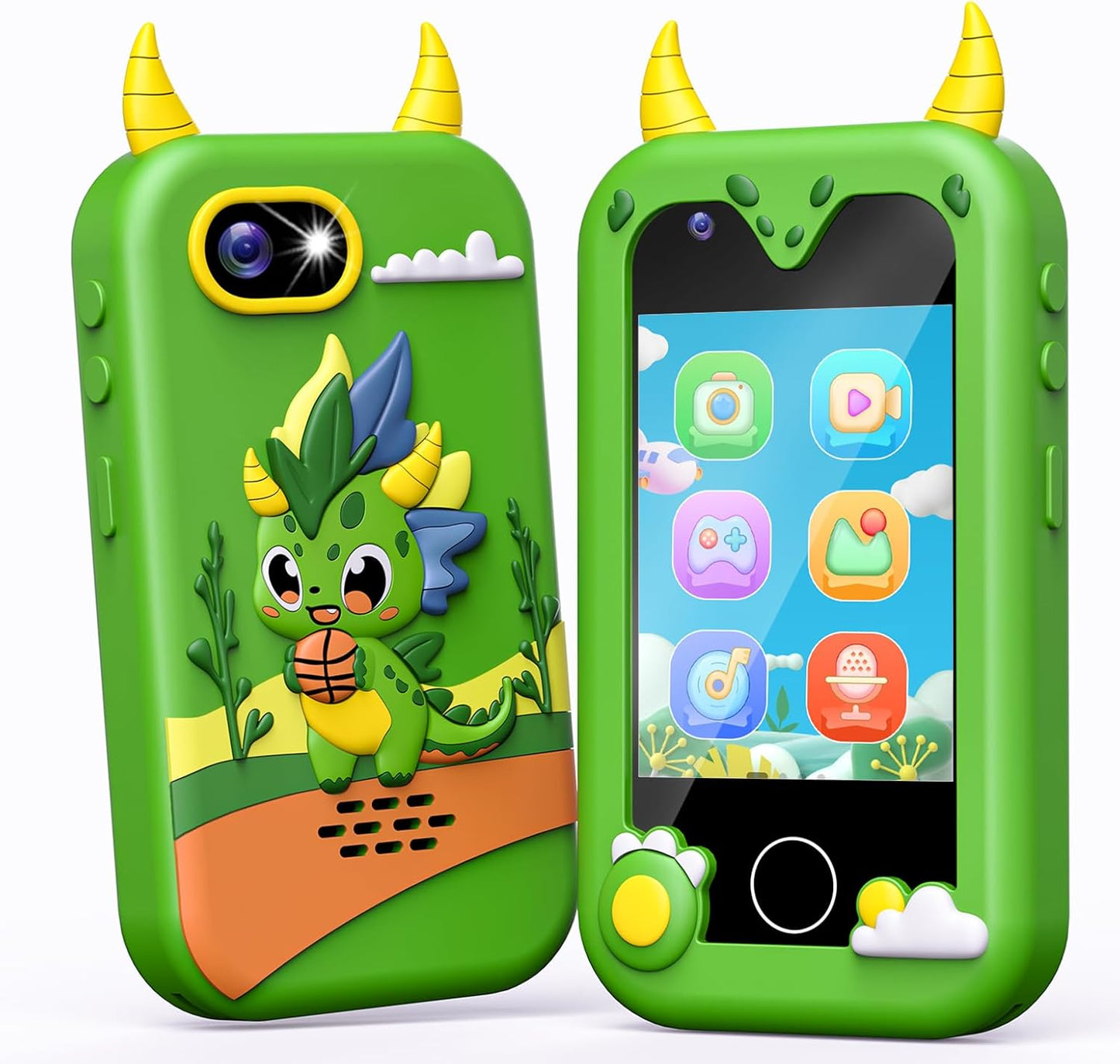 Kids Smart Phone Toys with Touchscreen and Dual Camera Fun