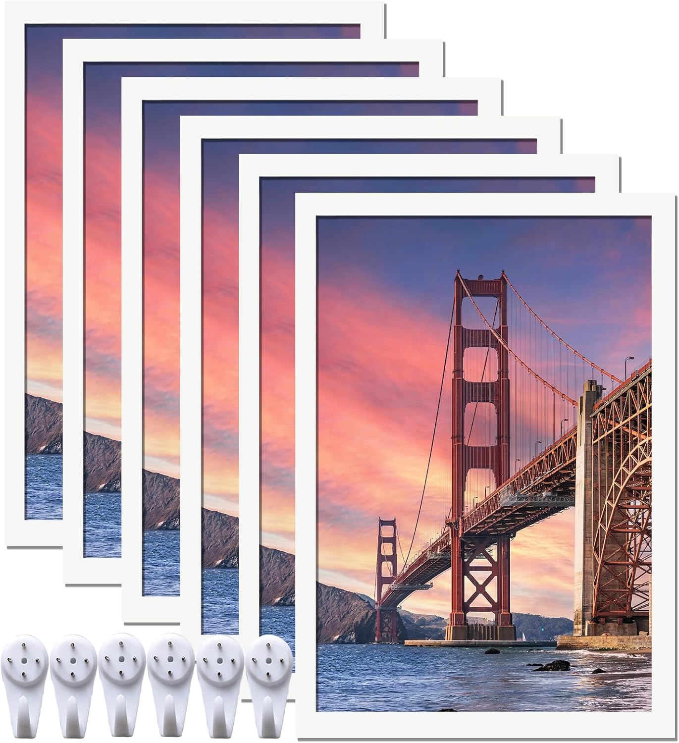 6 Sets 13x19 Picture Frame for Canvas Collage and Posters