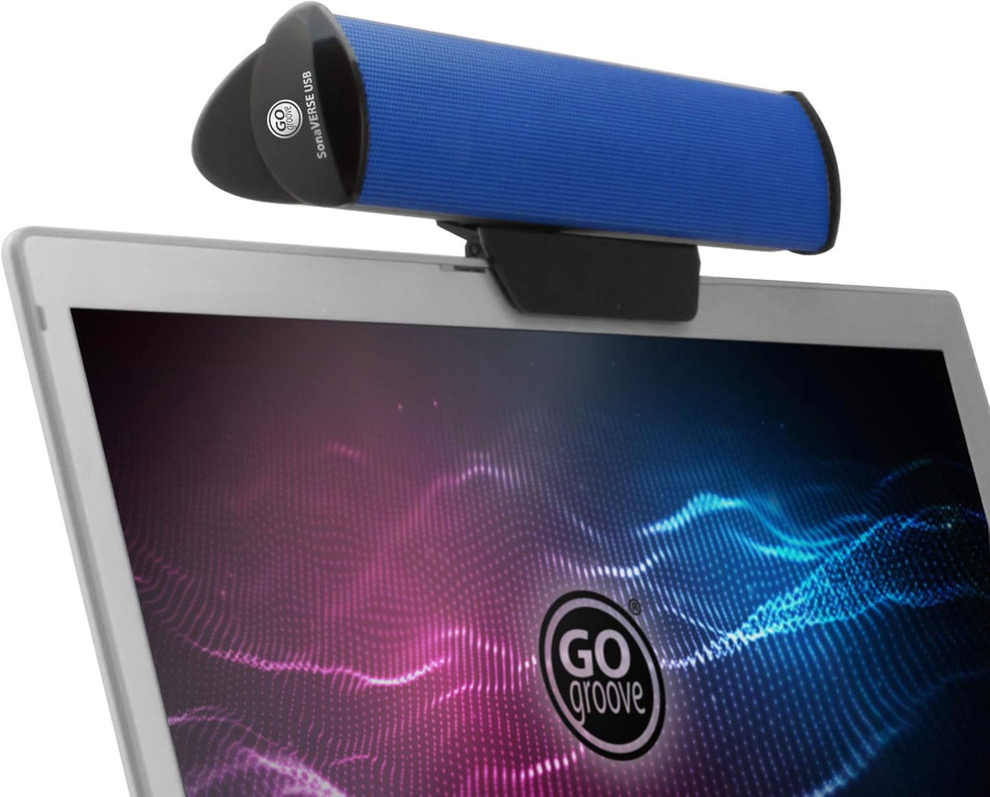 Compact USB-Powered Laptop Sound Bar - Portable Clip-On Design