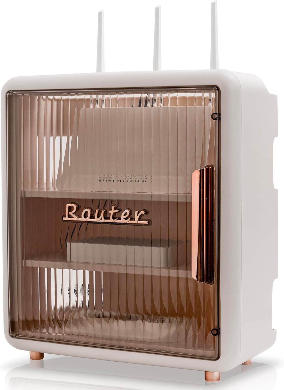 2-Shelf Router Box: Hide Cords & Declutter Wires