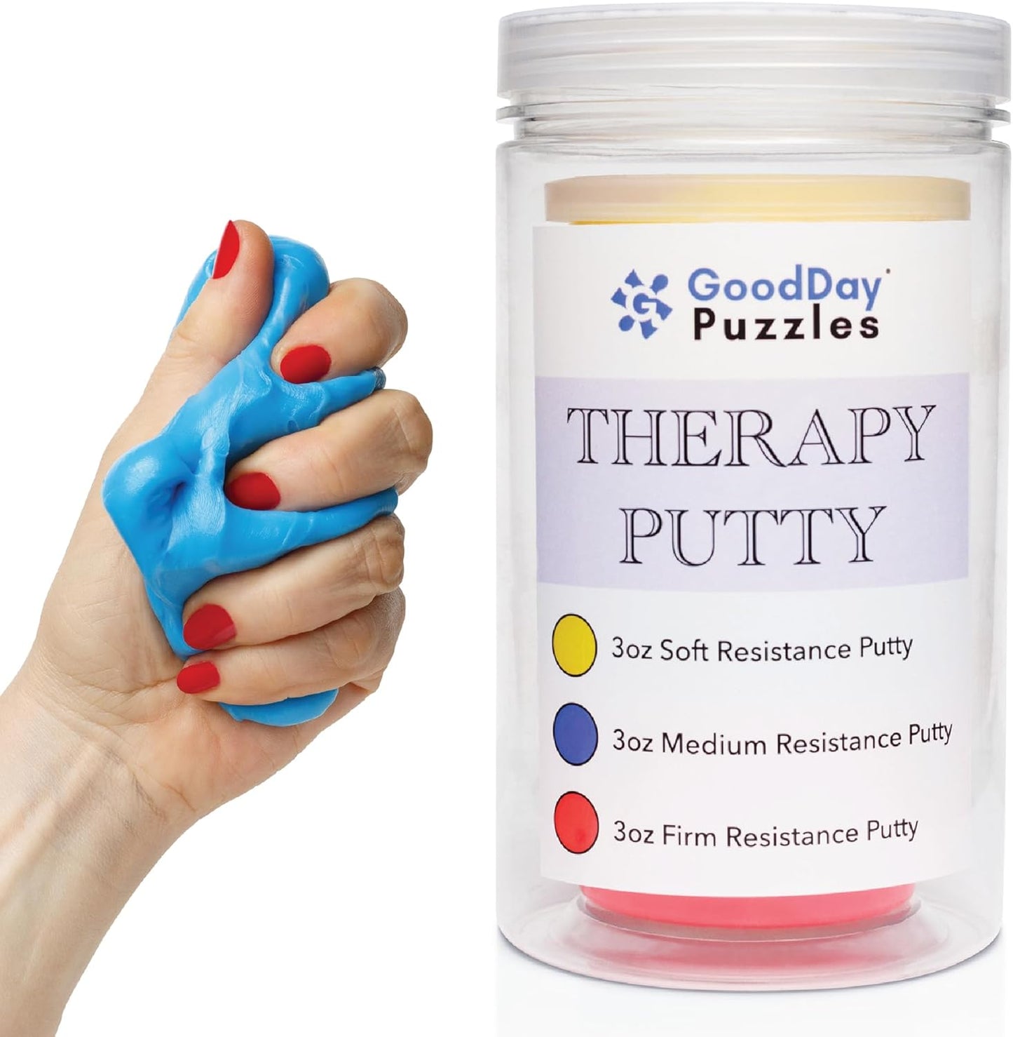 GoodDay Therapy Putty Set: Stress Relief & Strength