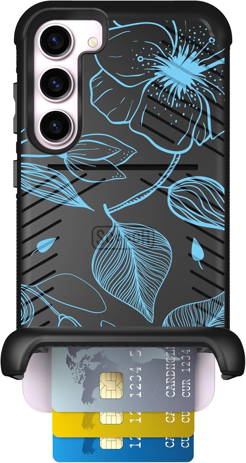 Wingmate Wallet Case for Galaxy S23 Plus with Card Holder and Grip