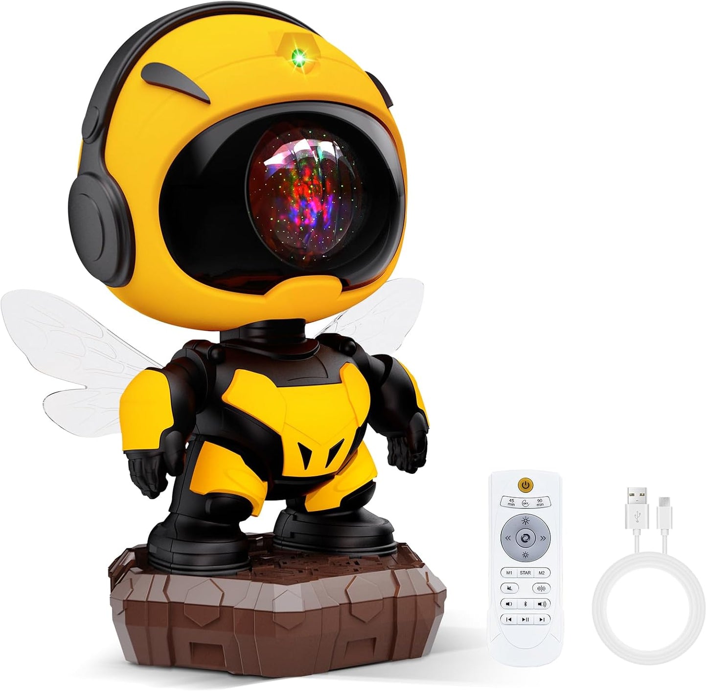 Astronaut Night Light: Bluetooth Speaker, Galaxy Projector