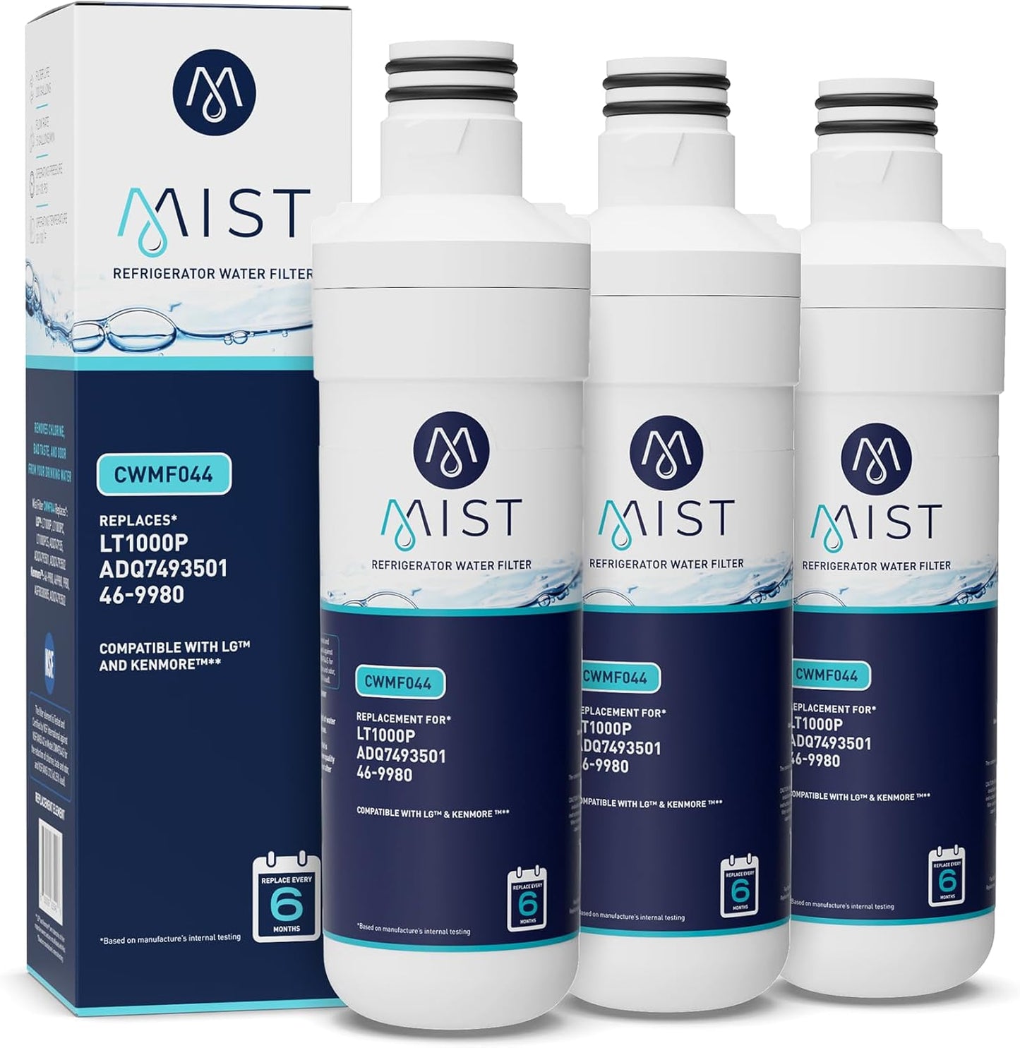 Mist LT1000P Water Filter Replacement for LG Refrigerators