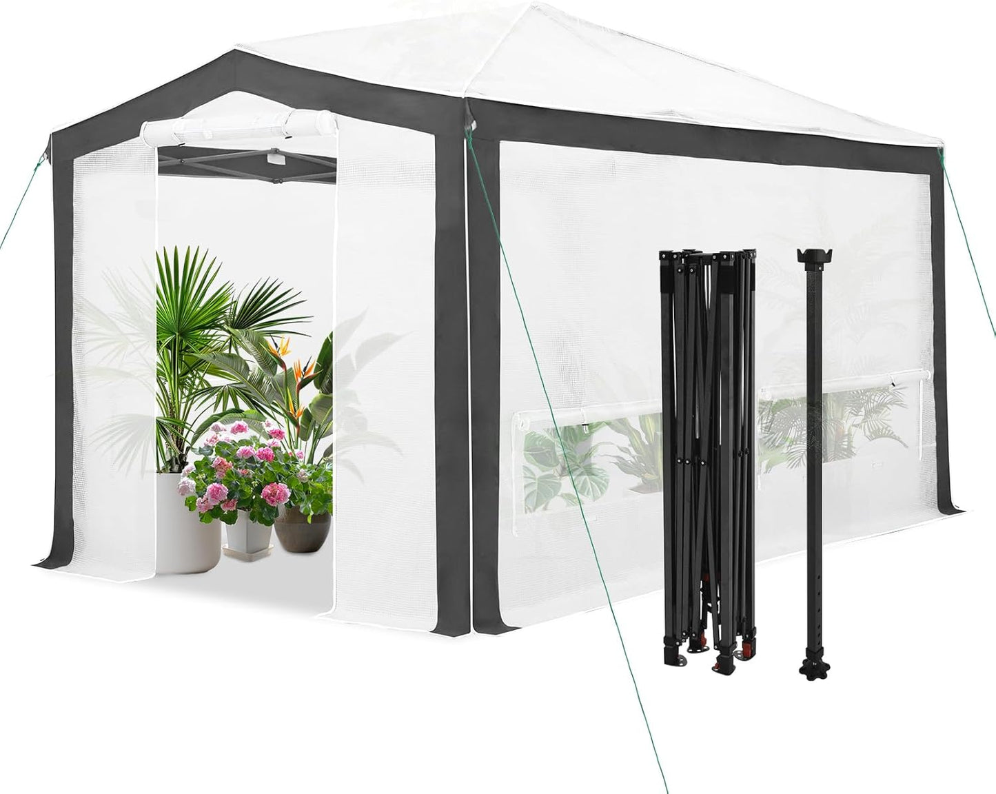 EAGLE PEAK 12x8 Portable Walk in Greenhouse for Gardening