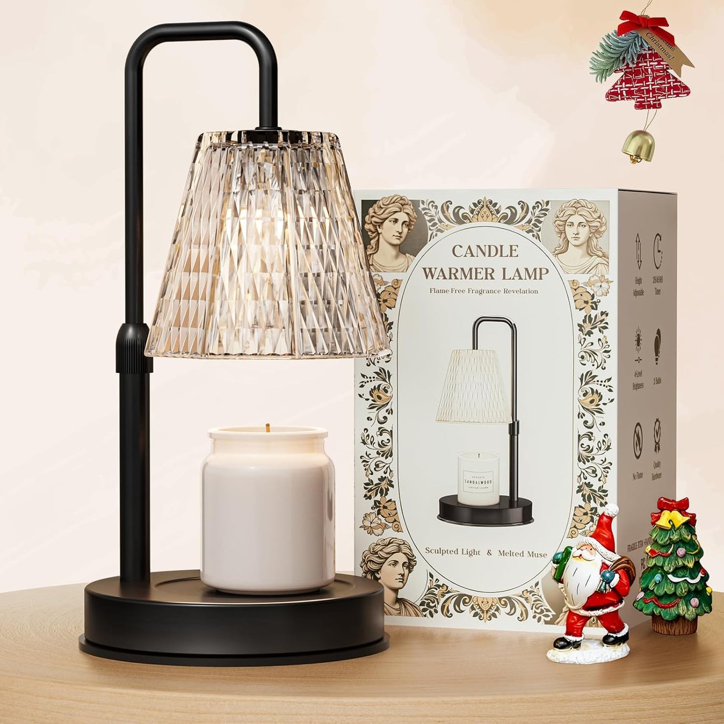 Candle Warmer Lamp with Timer for Elegant Home Decor Gifts