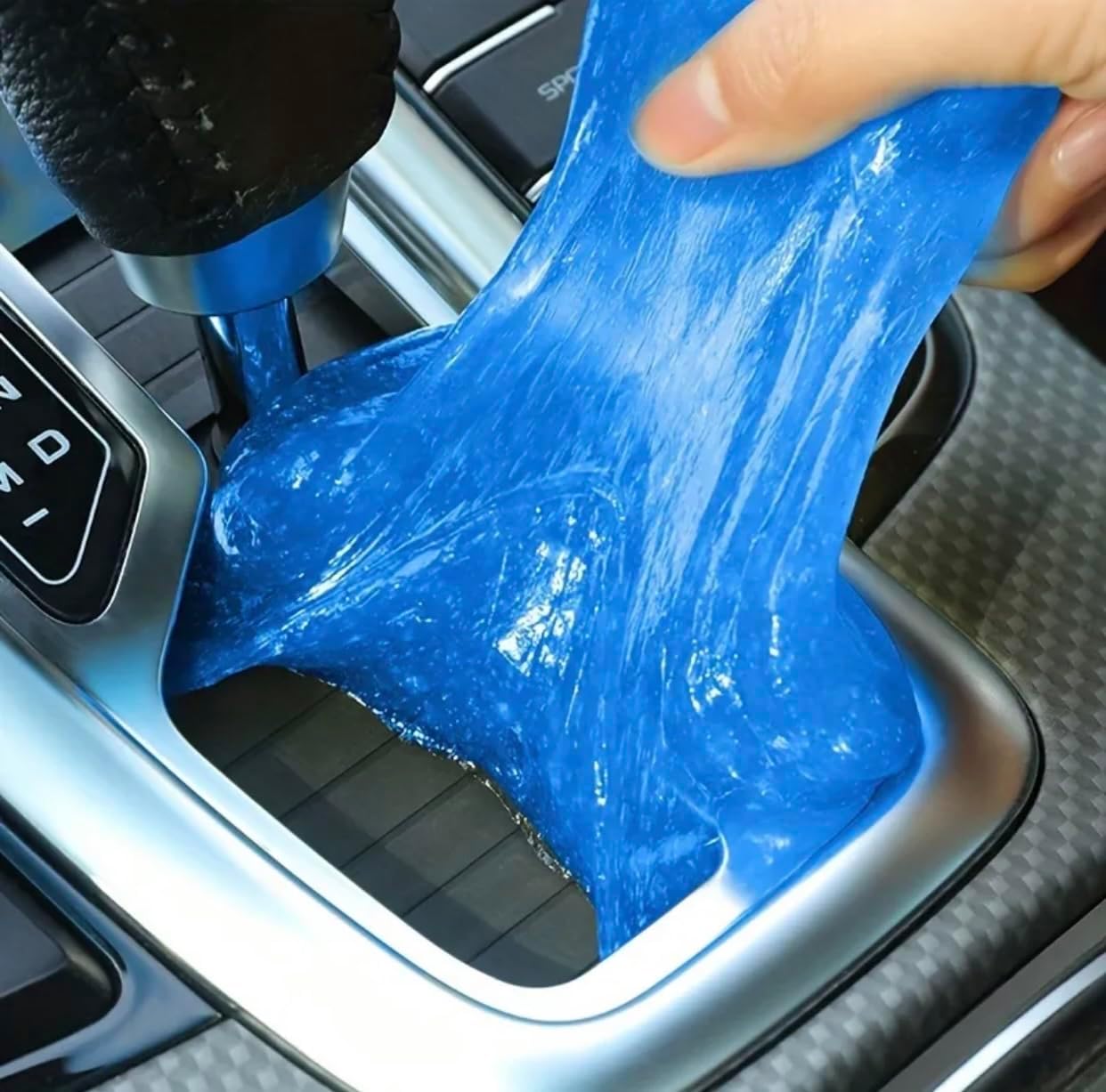Blue Car Cleaning Slime - Eco-Friendly Dust Remover