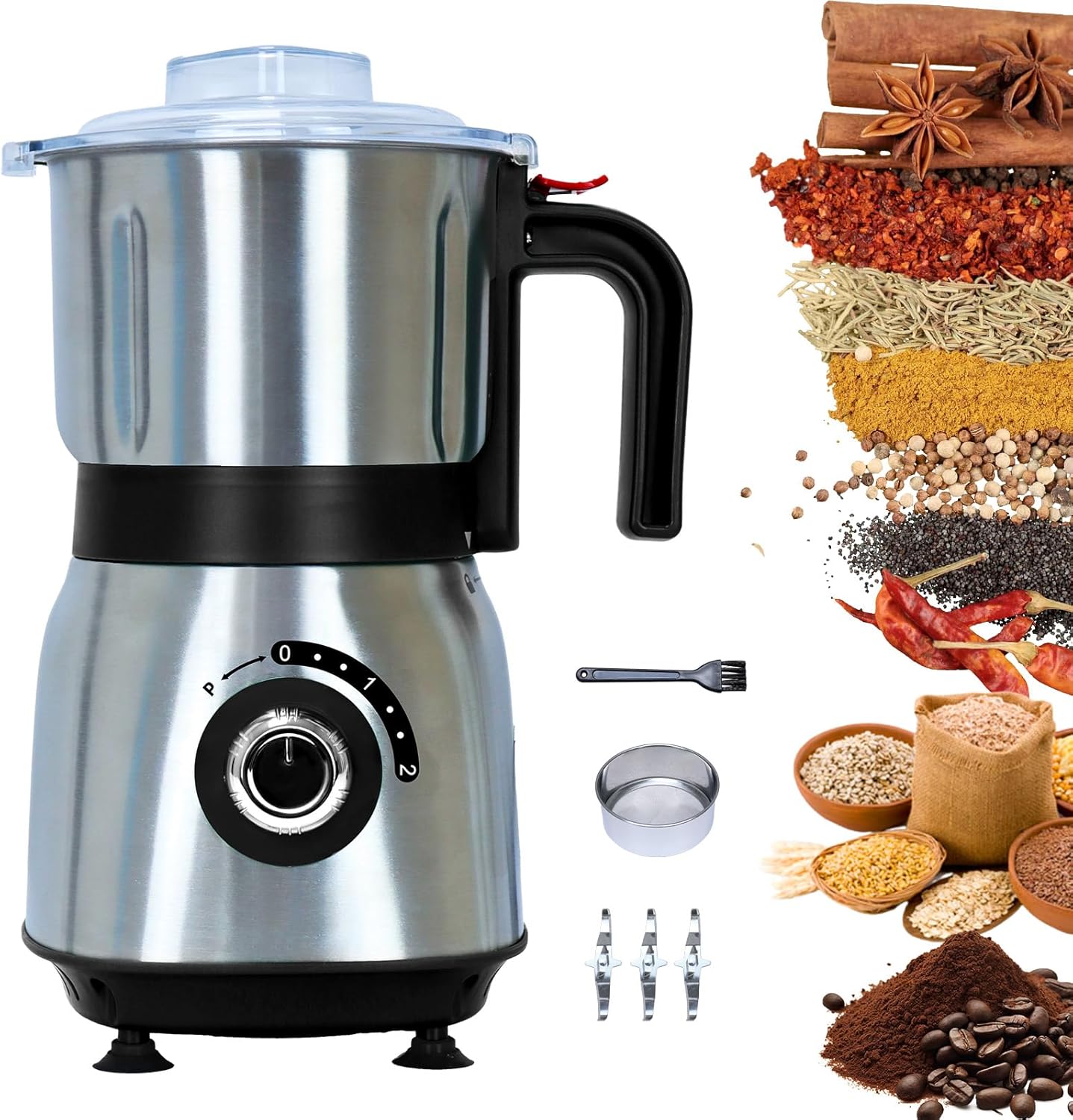Tewpoy Versatile Kitchen Grinder | 500W Electric Mill
