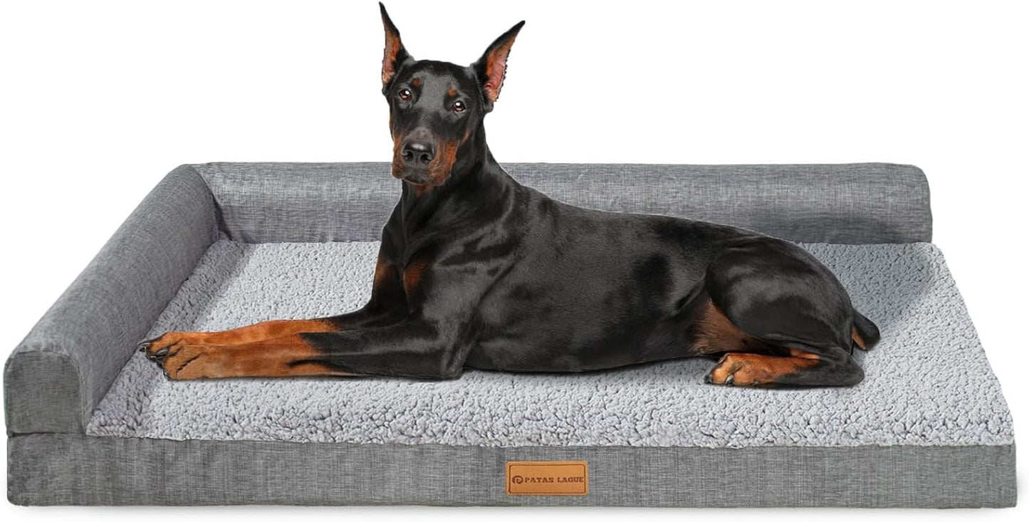 Orthopedic Jumbo Dog Bed for Extra Large Dogs with Comfort