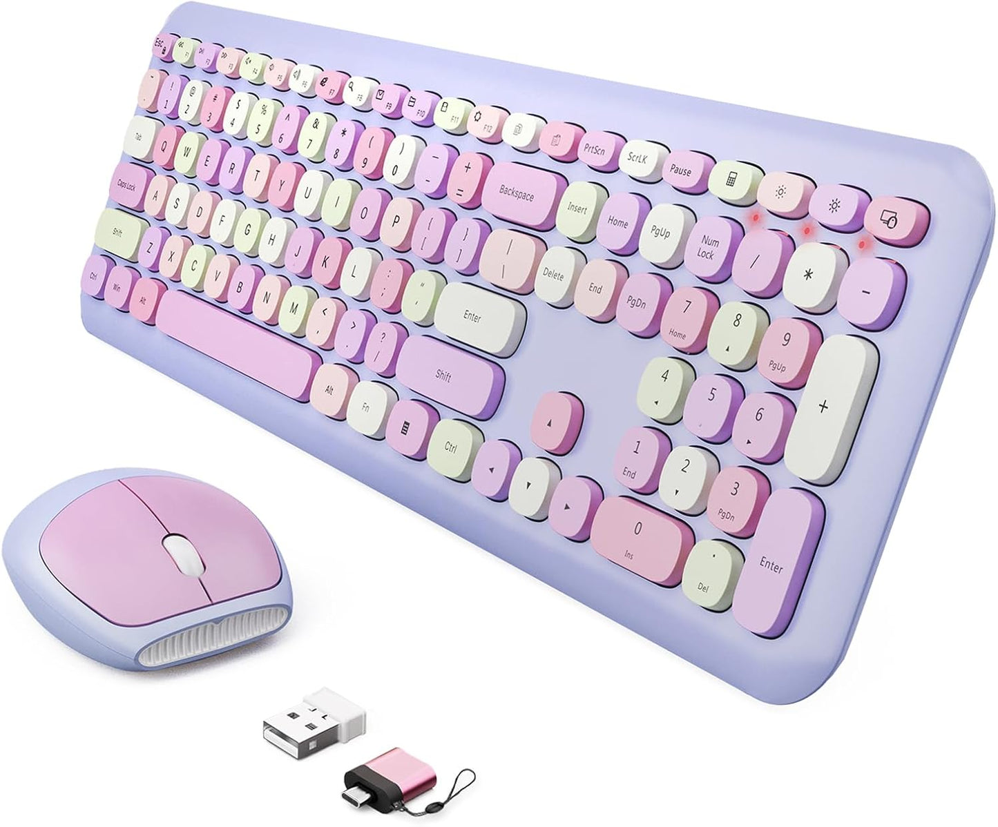 Wireless Keyboard and Mouse Combo for Home and Office Use