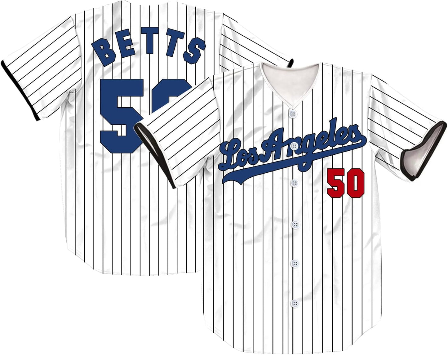 Los Angeles 99/23/24 Stripes Baseball Jersey for All Ages