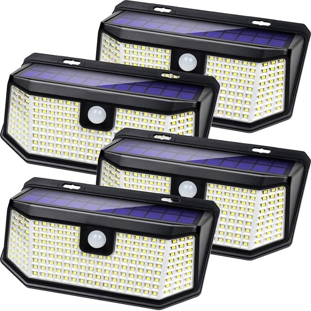 Aootek Solar Outdoor Motion Sensor Lights with 2500Lm Brightness