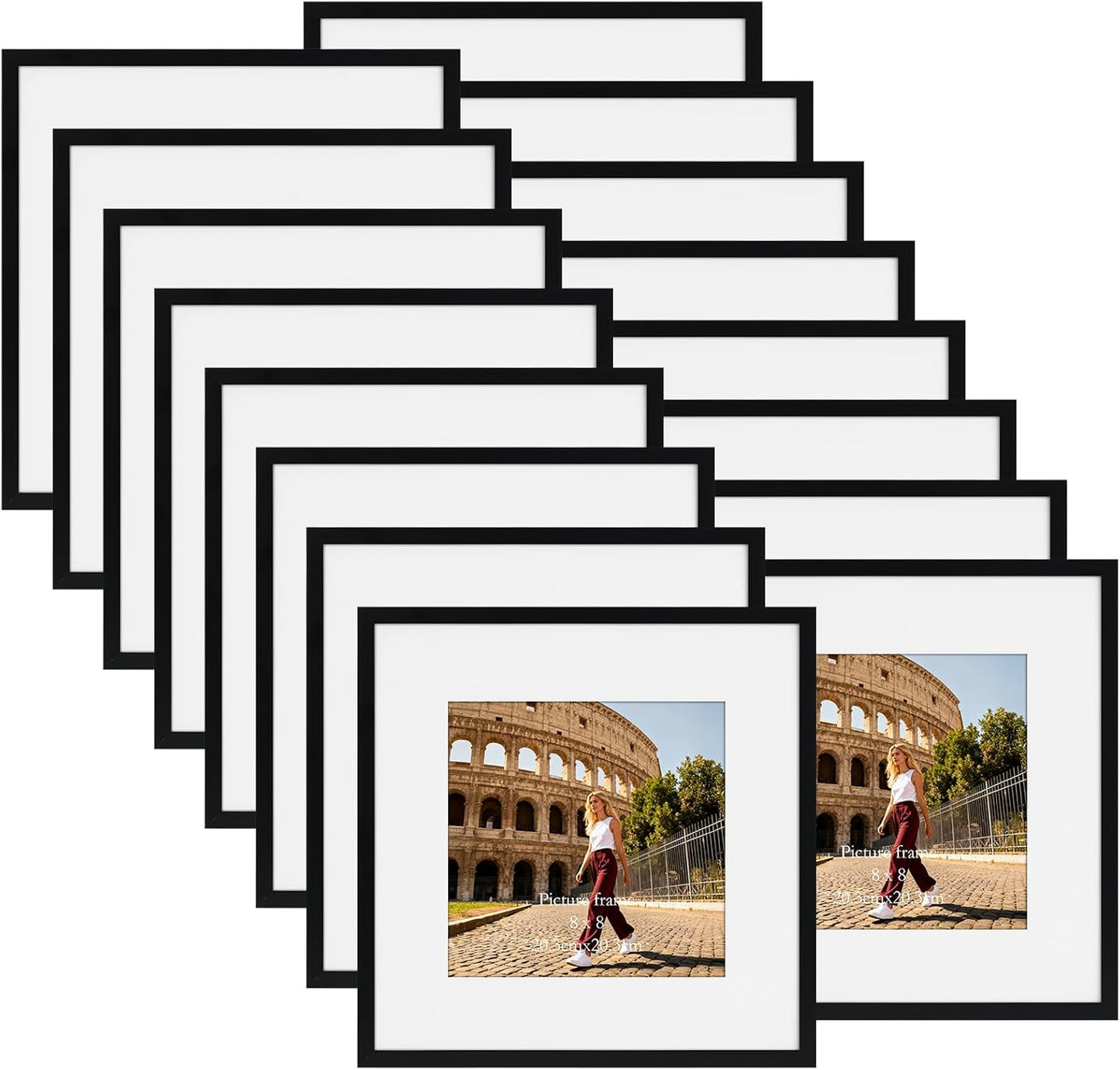 Giftgarden 12x12 Picture Frame Set of 16 for Elegant Display