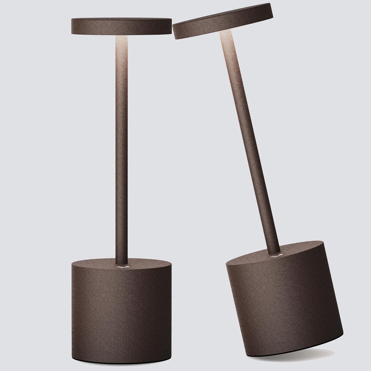 Cordless Table Lamp 2Pack with Rechargeable LED Battery Power