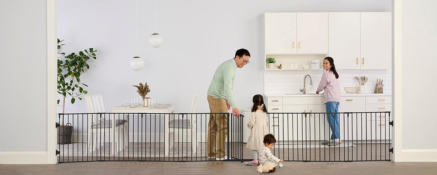 Regalo 194-Inch Super Wide Adjustable Baby Gate and Play Yard
