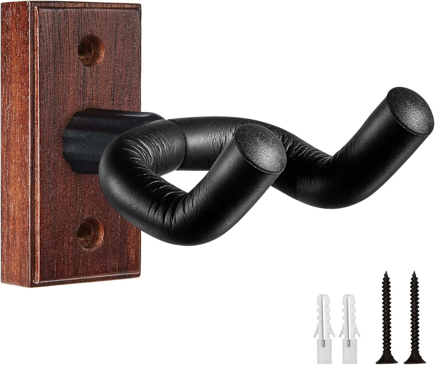 Solid Wood Guitar Wall Mount: Display & Protect!