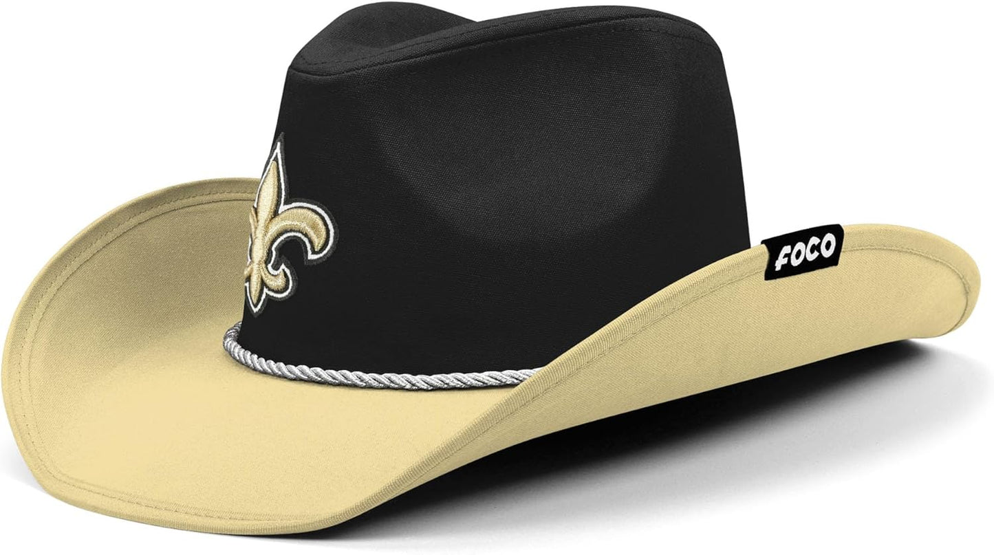 NFL Team Logo Two Tone Cowboy Hat for Stylish Fans