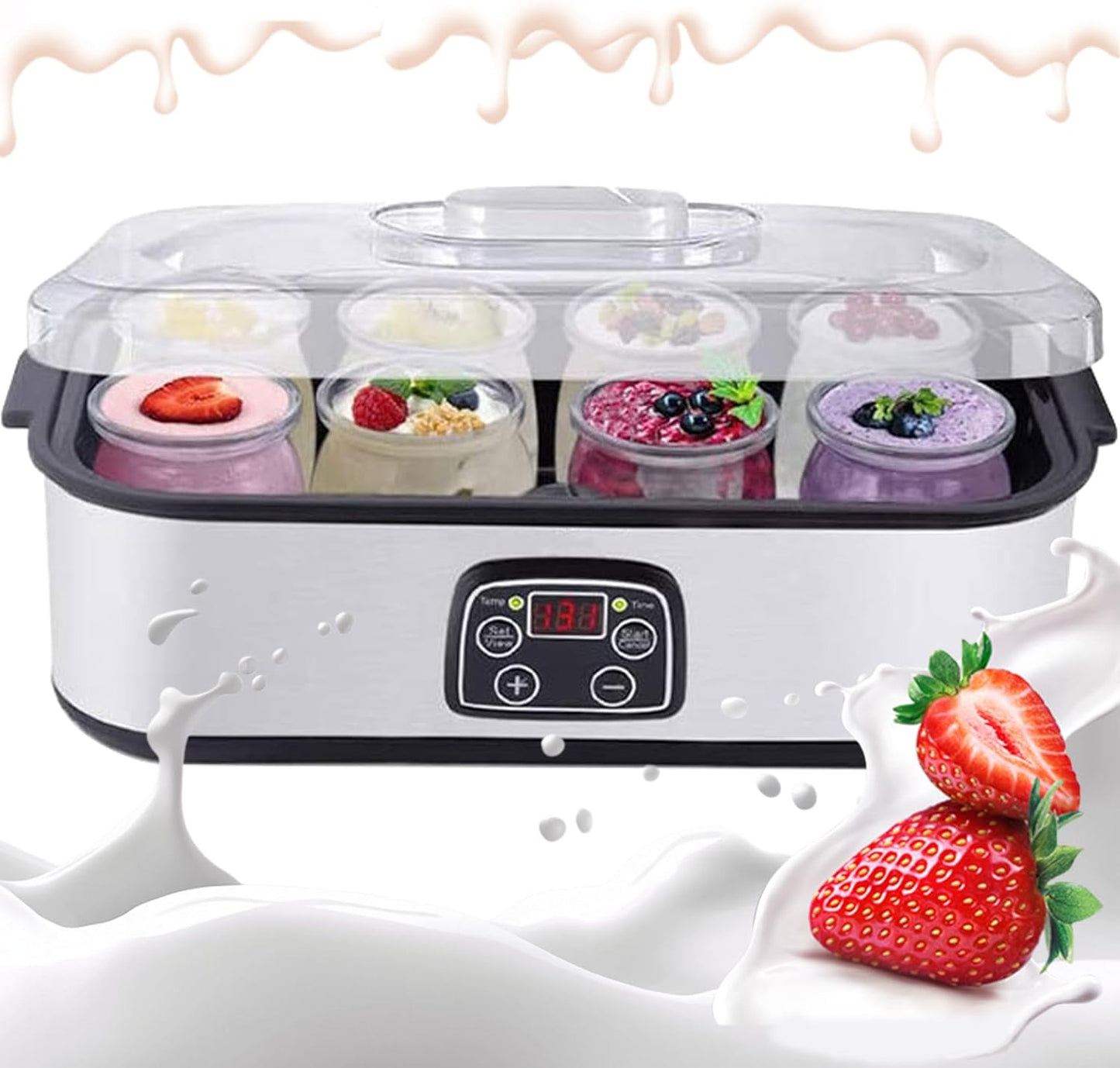 2025 Probiotic Yogurt Maker - Adjustable Temperature Control