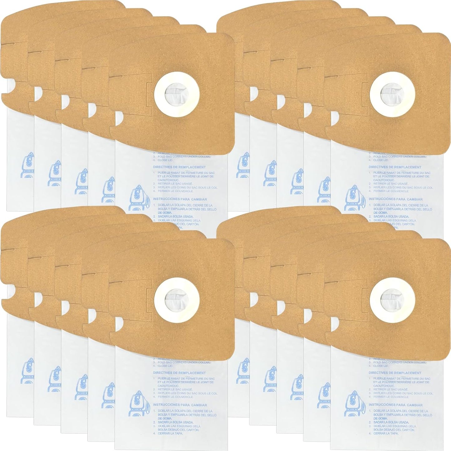 20 Pack Micro Filtration Vacuum Bags for Eureka MM Series