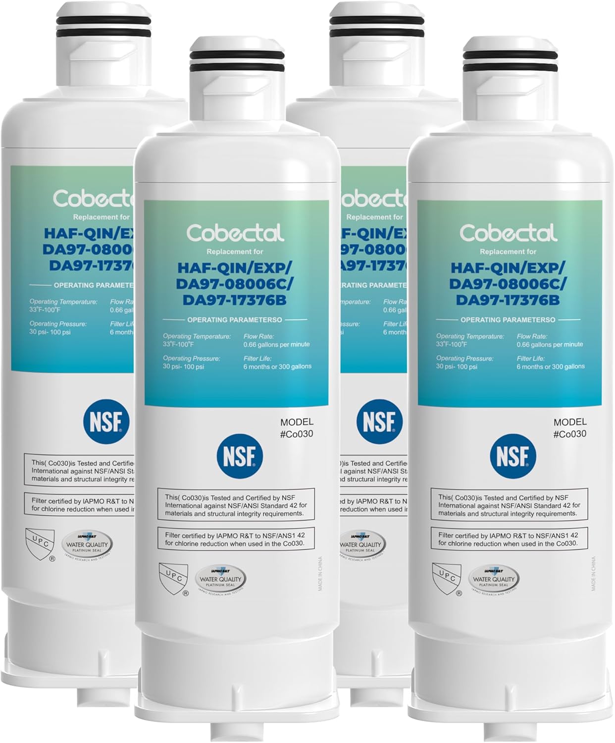 HAF-QIN Water Filter Replacement for Samsung Models by Cobectal