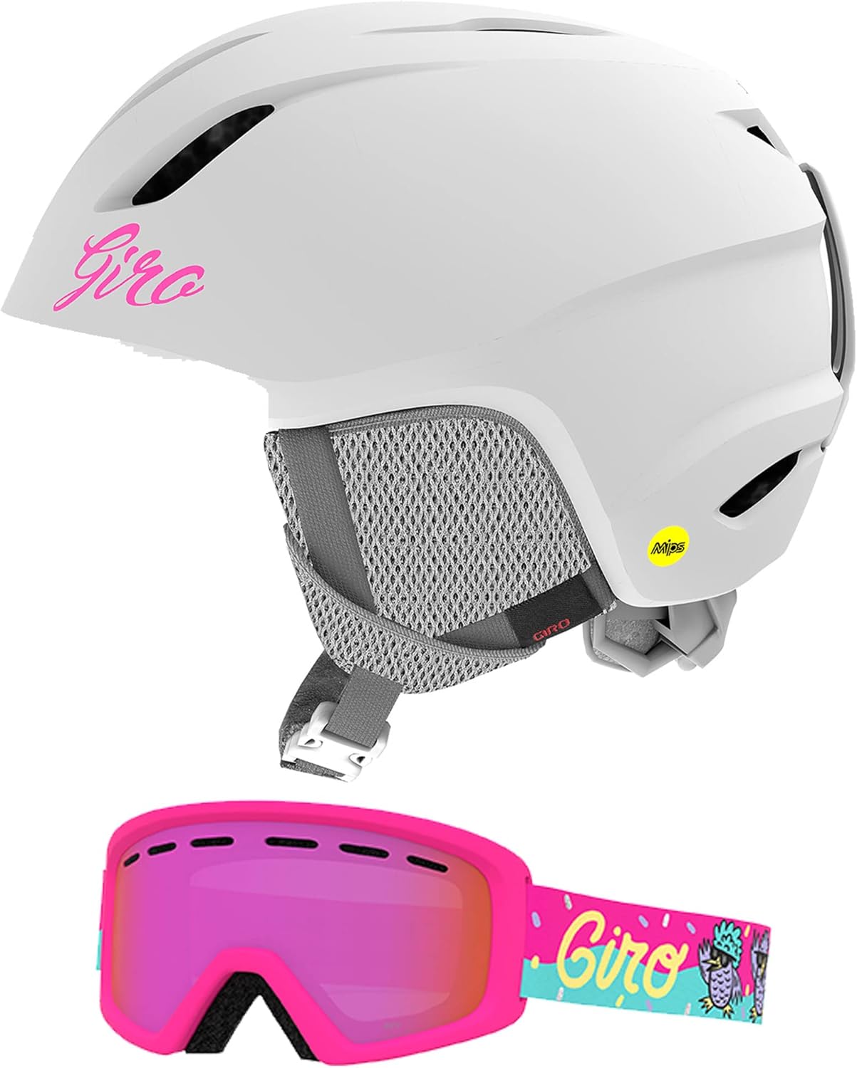 Giro Kids Snow Helmet Set: MIPS Protection