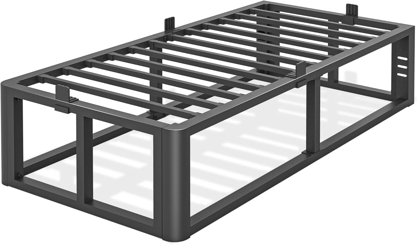 Metal Heavy Duty Twin XL Bed Frame with Rounded Corners