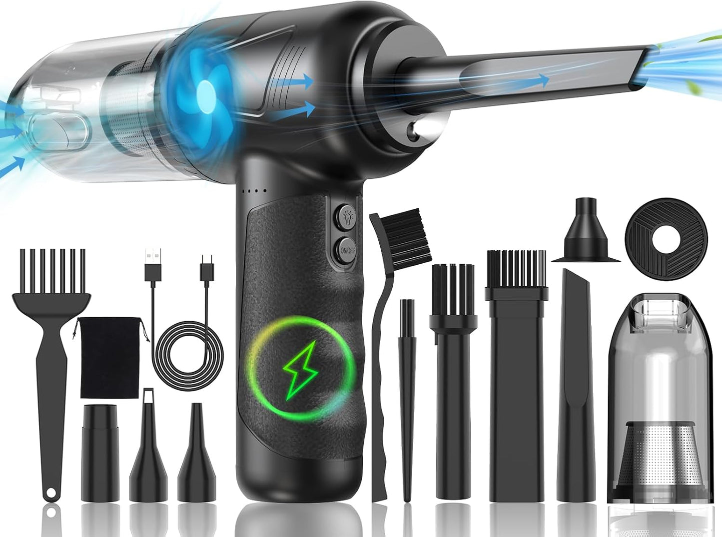 4-in-1 Air Blower & Vacuum Cleaner: CAGIWIRU