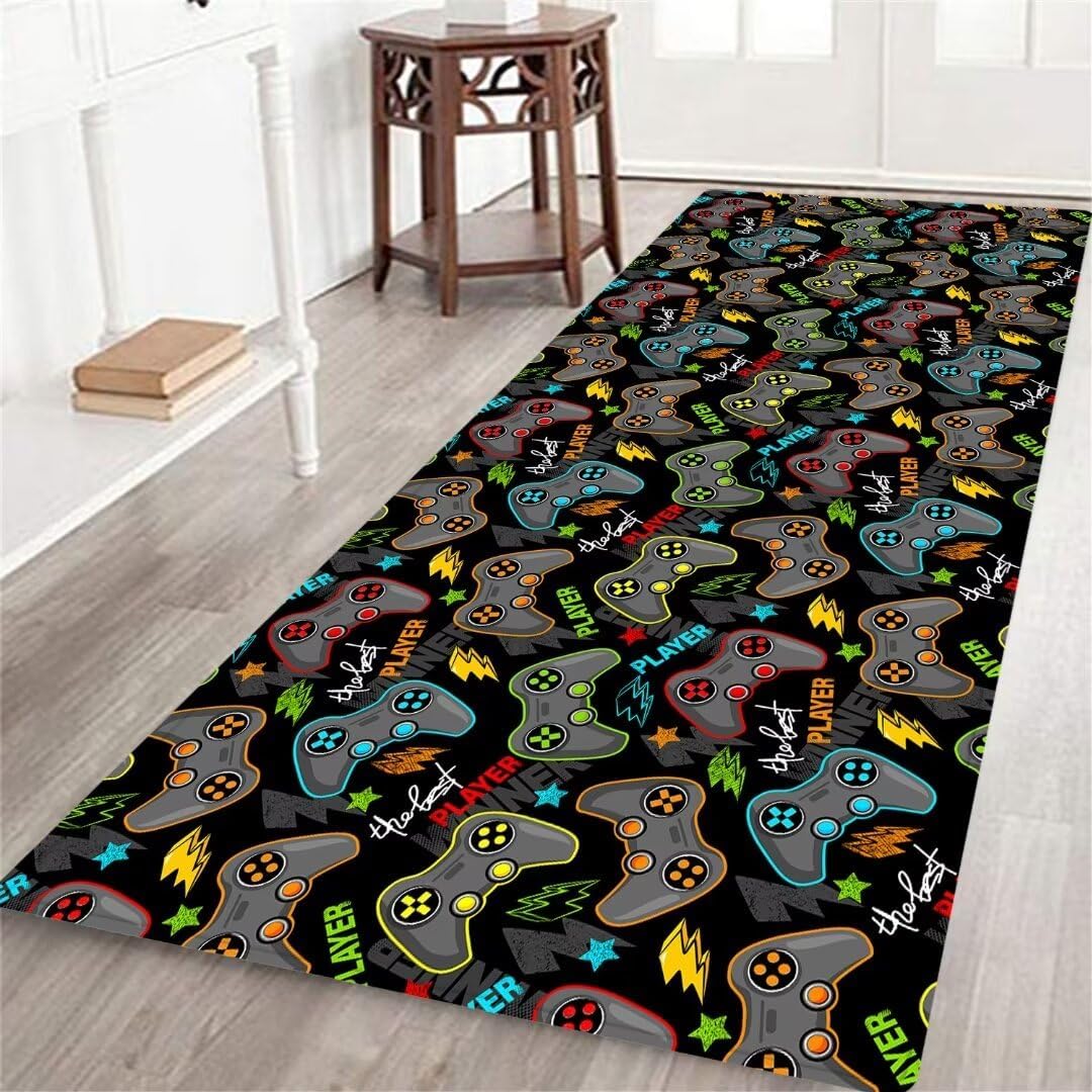NANILALA Gamer Rug 2x6 - Non-Slip Gaming Decor