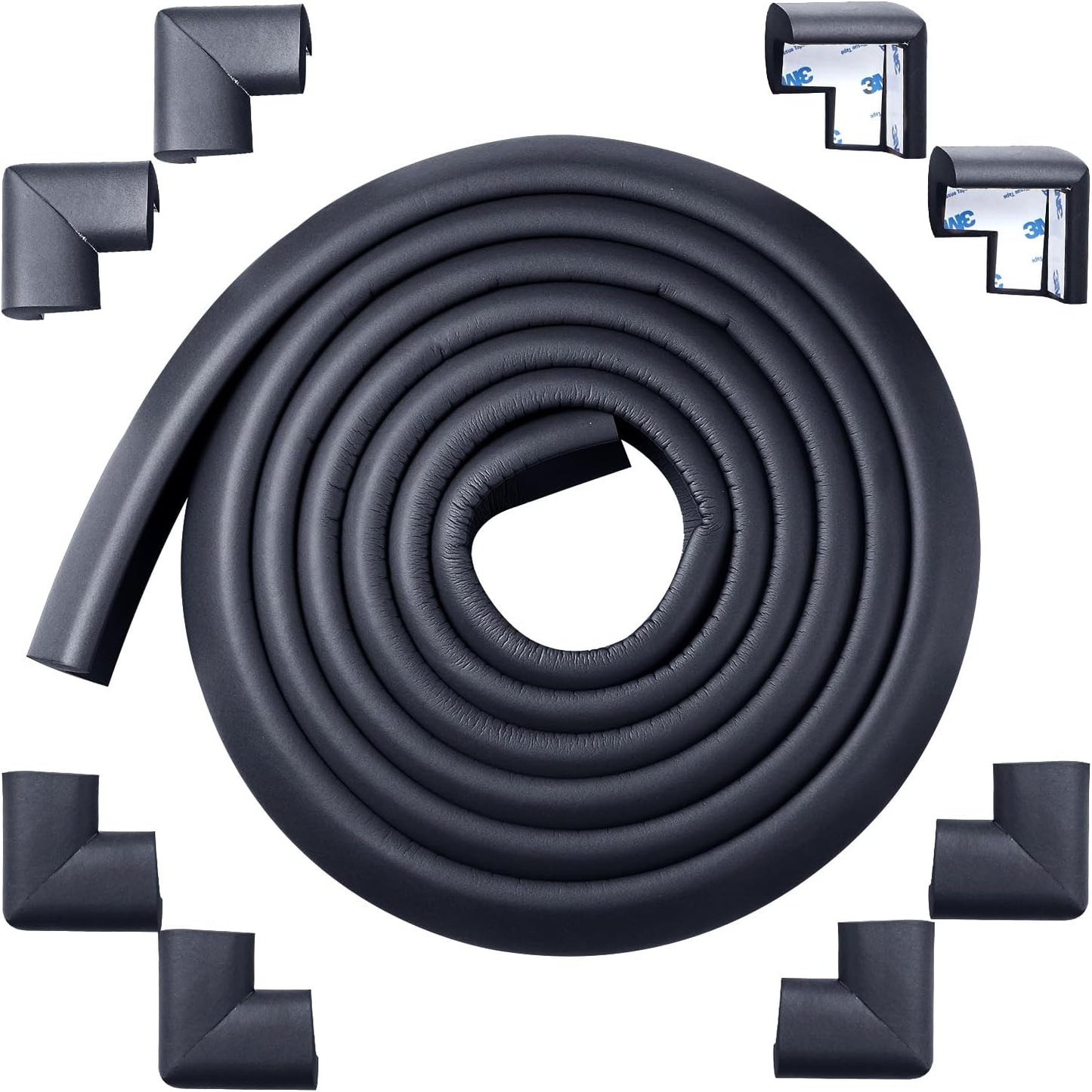 Foam Corner Protector for Fireplace Hearths Edge Safety Bumpers