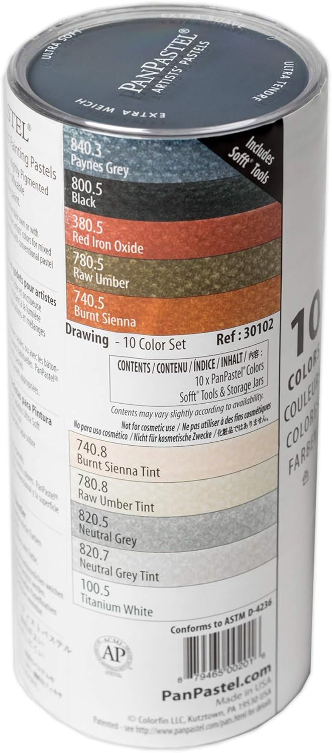 PanPastel Artist Pastels Set - Professional Drawing Colors