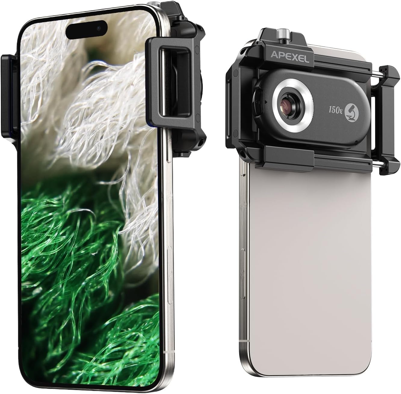 APEXEL Phone Microscope Lens with 150X Magnification Power