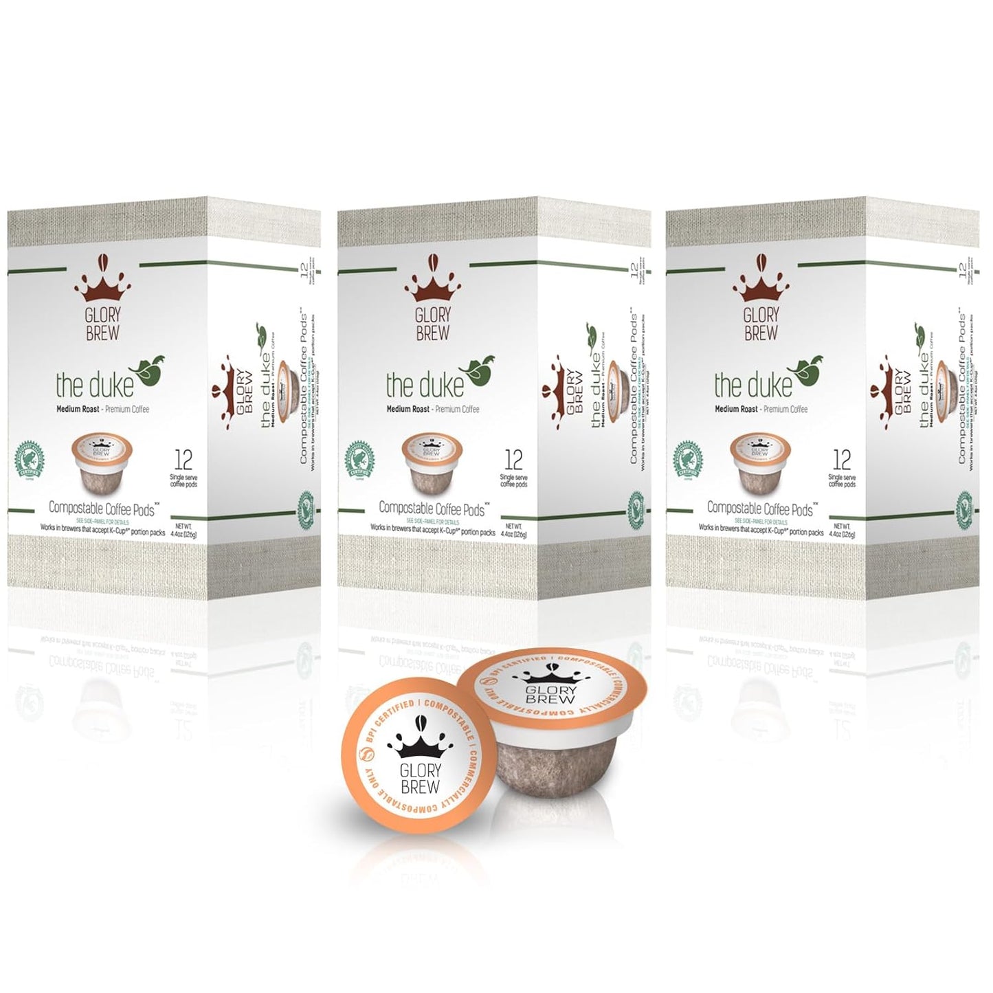 Premium Duke Compostable Pods for Keurig