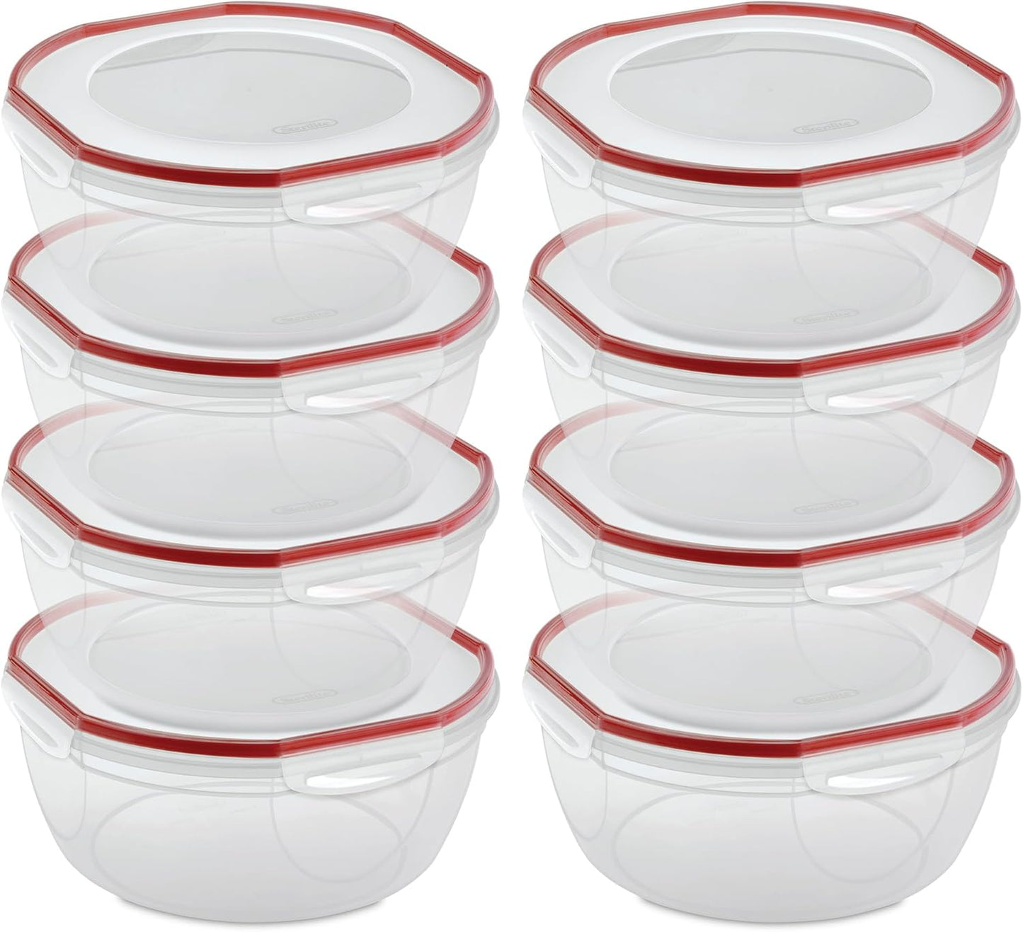 Sterilite Ultra-Seal 8.1 Qt Bowl for Airtight Food Storage