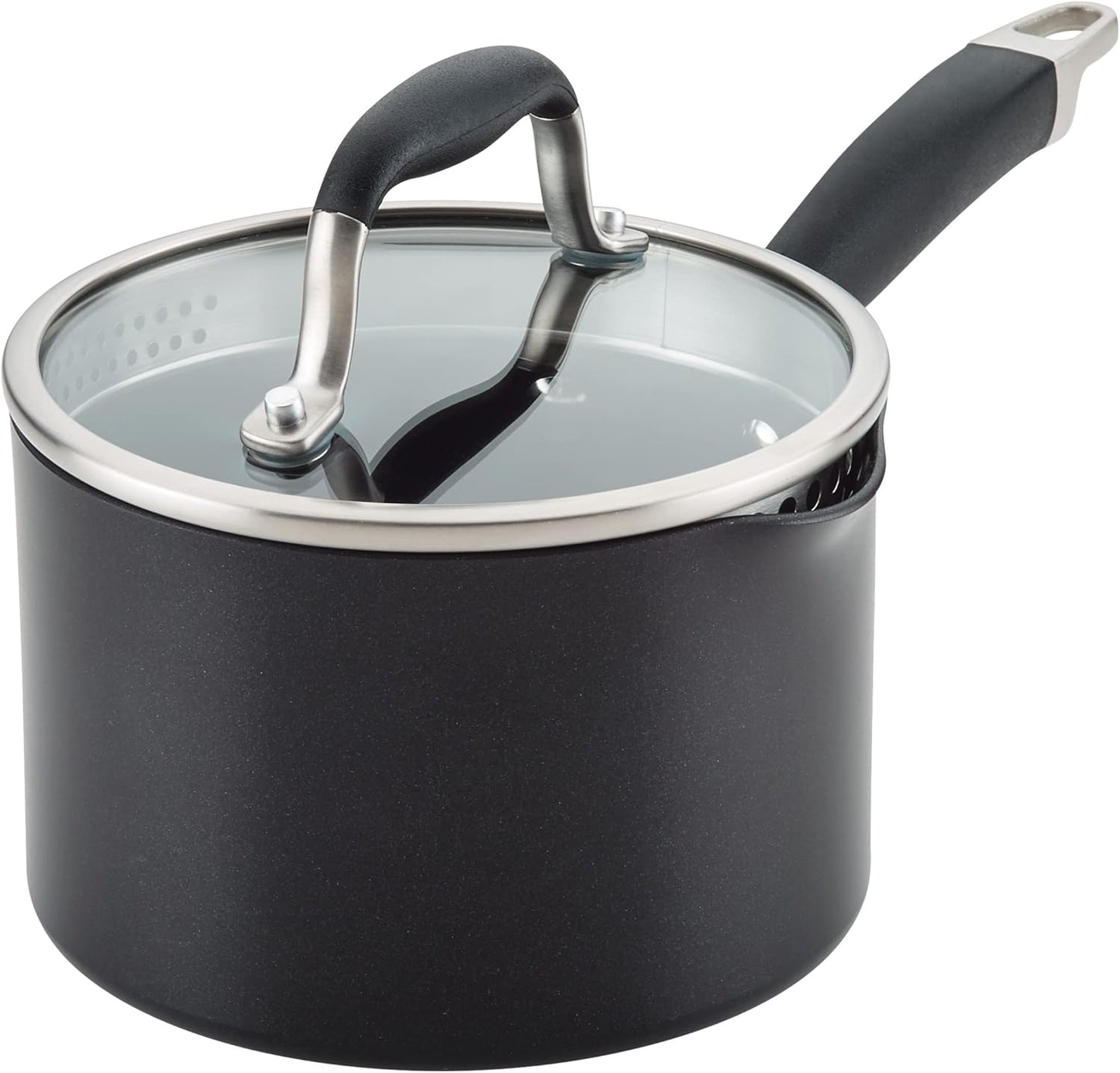 Anolon Advanced Home Nonstick Saucepan with Straining Lid