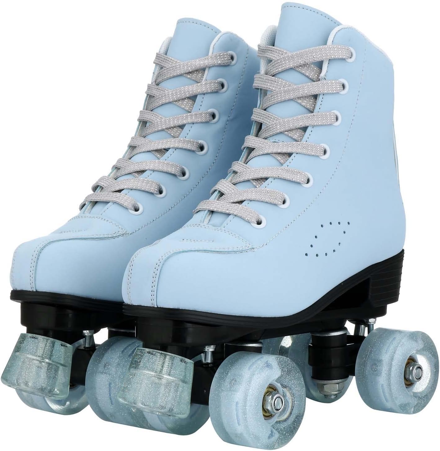 YYW Roller Skates for Women and Men with Funky Leopard Print