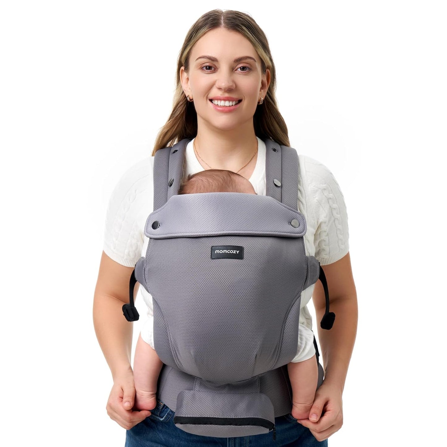 Momcozy Newborn Baby Carrier - Ergonomic and Lightweight Design