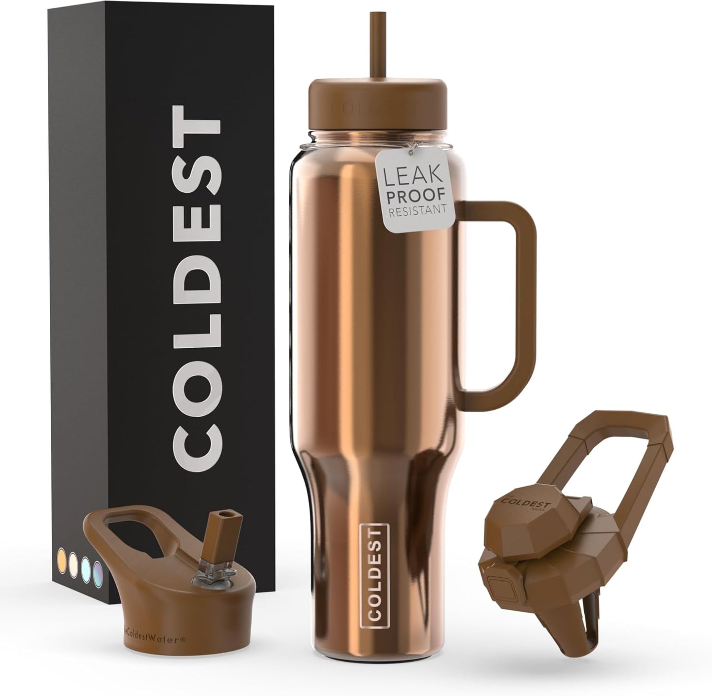 Coldest Tumbler with Handle and Straw Lid for Ultimate Hydration