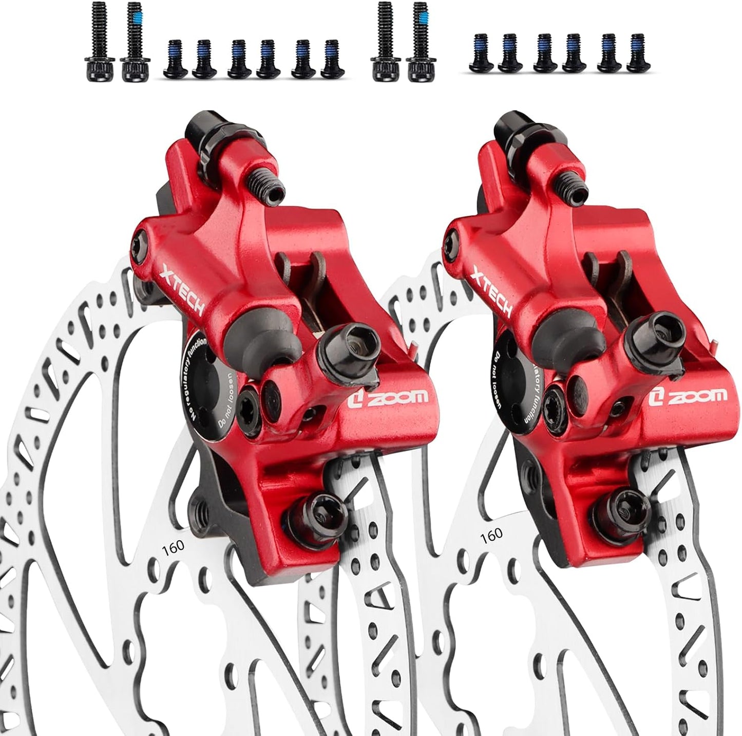 Zoom Hydraulic Disc Brake Calipers for MTB and Road Bikes