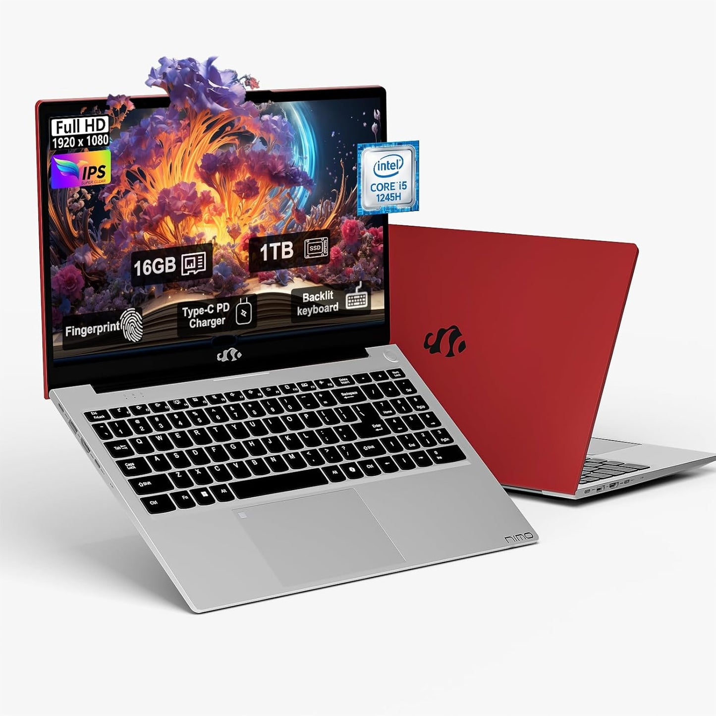 NIMO 15.6 FHD IPS Business Laptop with Intel i5 and 16GB RAM