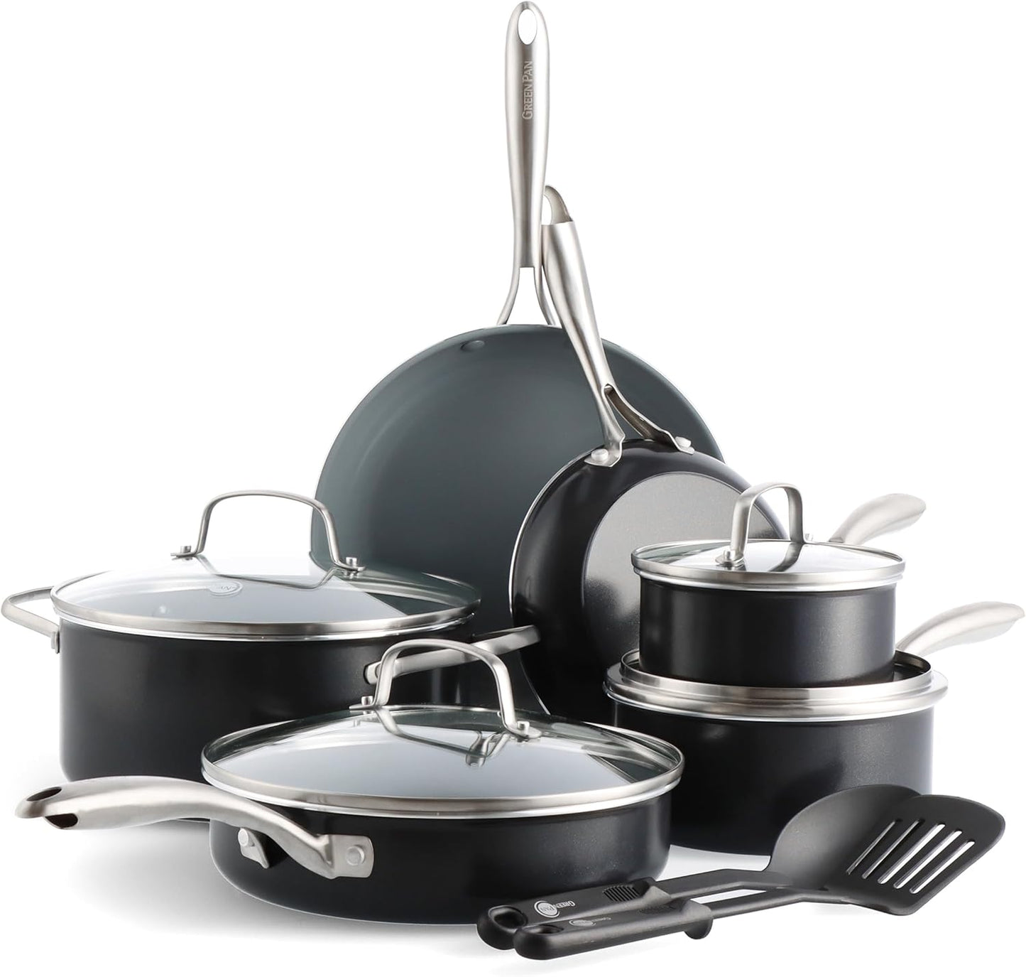GreenPan 12 Piece Nonstick Swift Cookware Set for Every Kitchen
