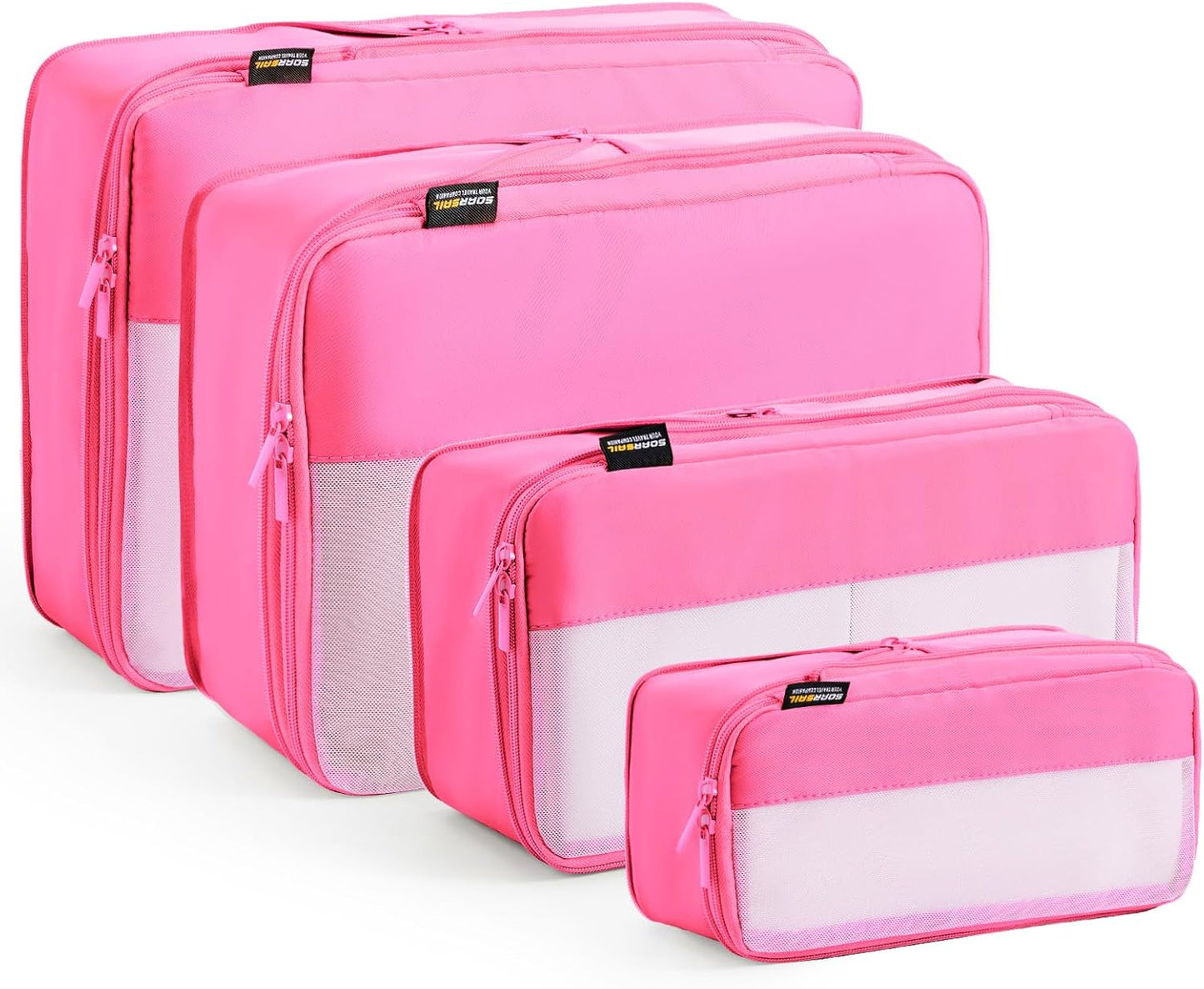 Compression Packing Cubes for Travel - Space Saving Organizers