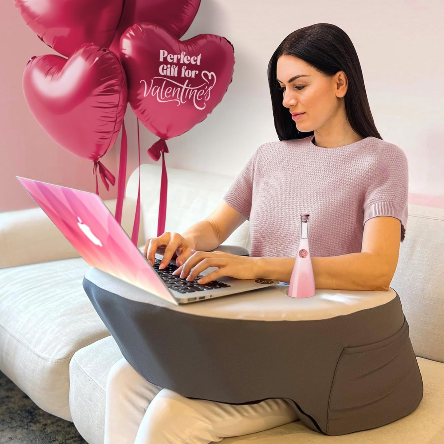 AMEMOREE Cooling Memory Foam Reading Pillow