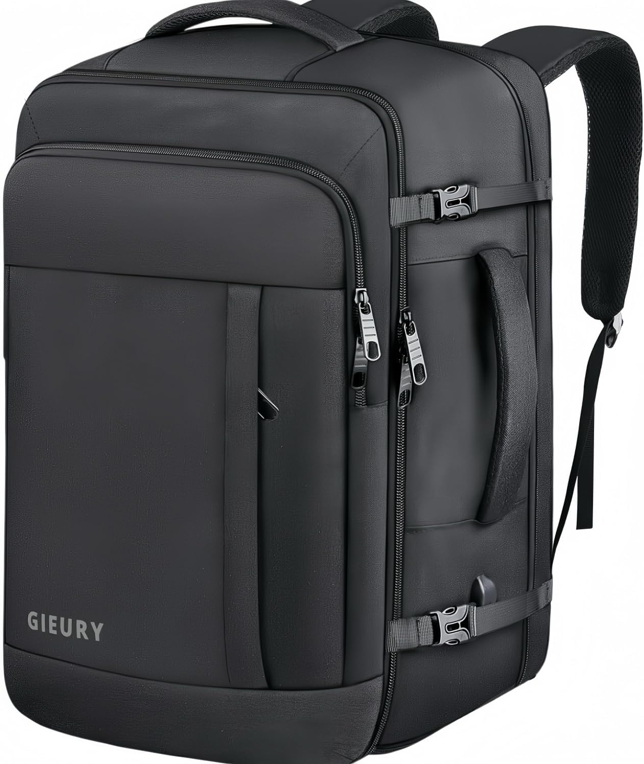 55L Carry On Backpack for Travel - Expandable 60L Capacity