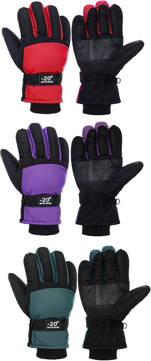 Bencailor Kids Winter Gloves: Warm, Waterproof & Adjustable
